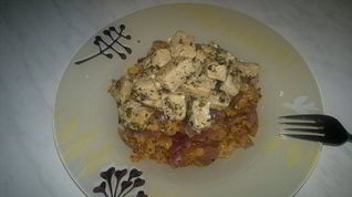 Рецепт Густой чечевичной похлебки с луком и горчицей и тушеная свинина по-деревенски