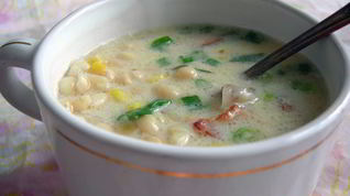 Рецепт Кукурузна-фасолевой похлебка Суккоташ