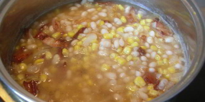 Рецепт кукурузна-фасолевой похлебка суккоташ