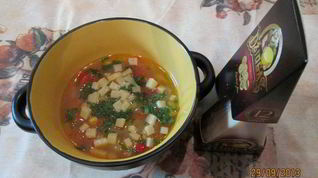 Рецепт Осенней похлебки с сыром Джюгас