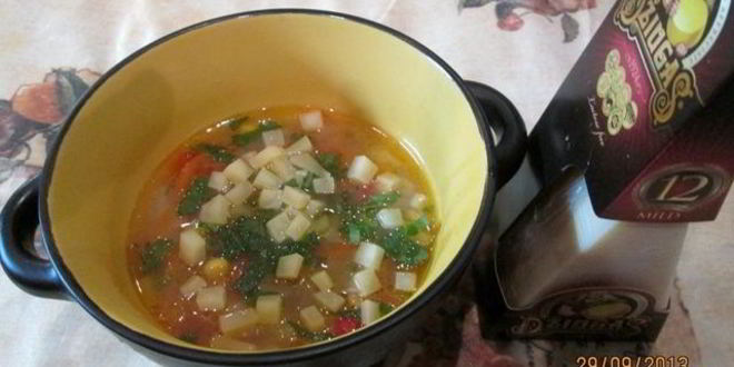 Рецепт осенней похлебки с сыром джюгас
