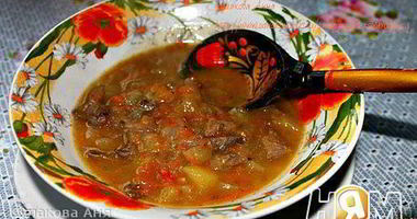 Рецепт Похлебки Деревенской с печенью и яблоками