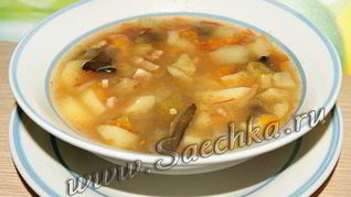 Рецепт Похлебки грибной