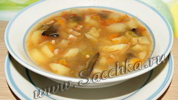 Рецепт Похлебки грибной