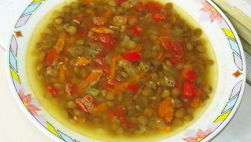 Рецепт Похлебки из чечевицы