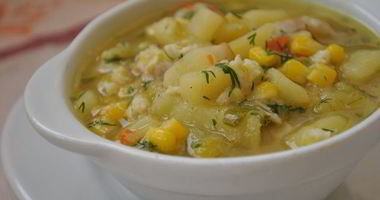 Рецепт Похлебки с крабами и кукурузой