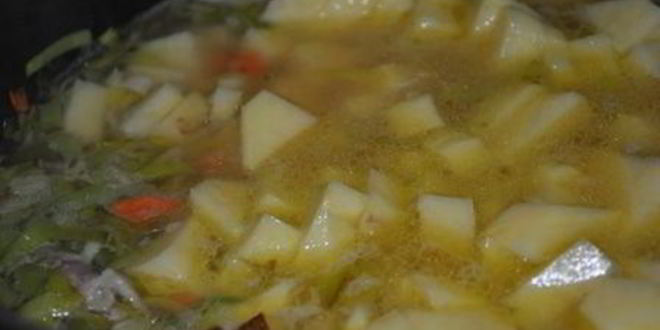 Рецепт похлебки с крабами и кукурузой