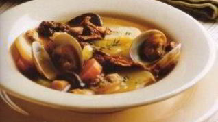 Рецепт Похлебки с моллюсками, грибами, картофелем