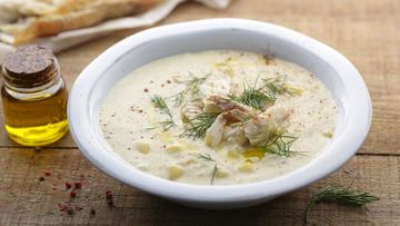 Рецепт Похлебки с омулем горячего копчения