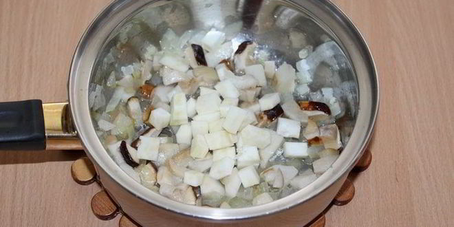 Рецепт похлебки с тыквой, грибами и булгуром