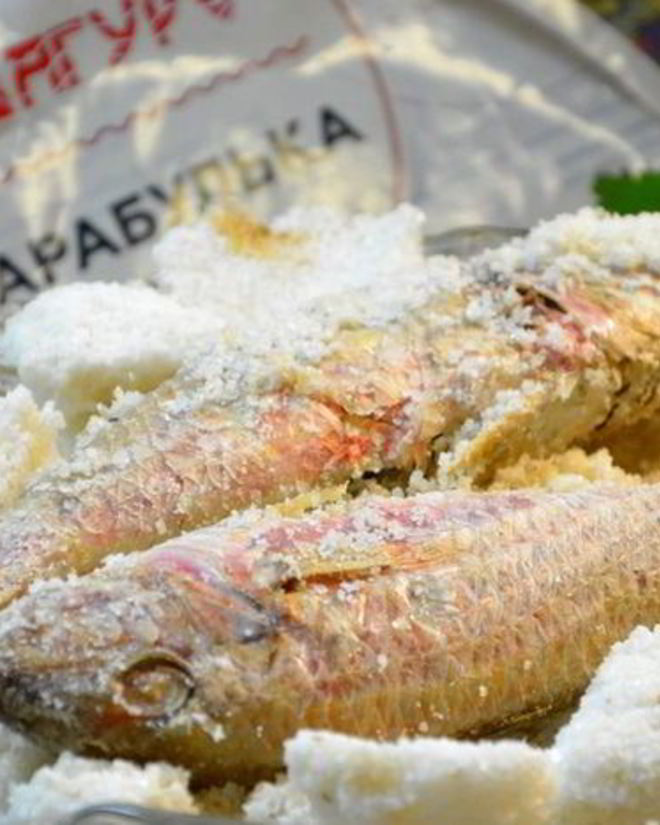 Рецепт рыбы в соли
