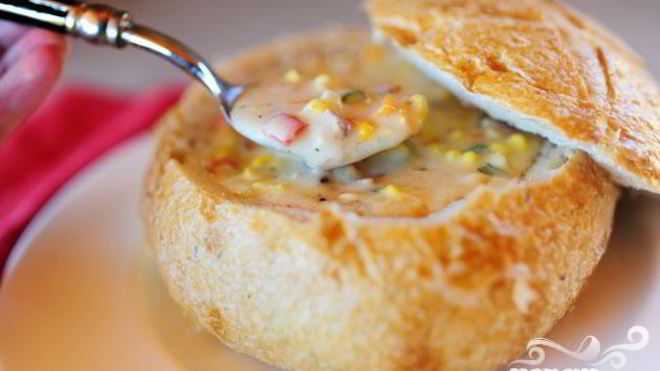 Рецепт сырно-кукурузной похлебка