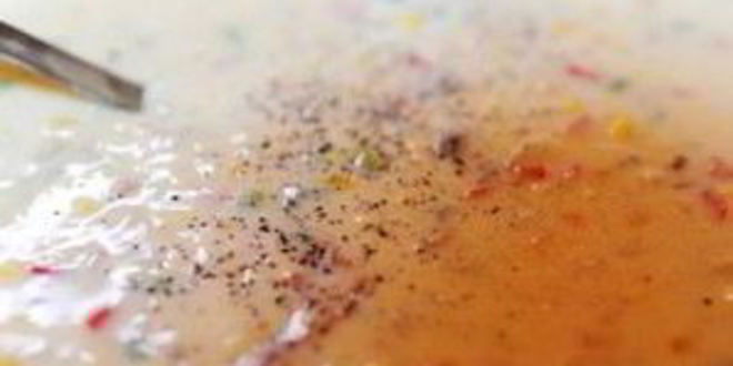 Рецепт сырно-кукурузной похлебка