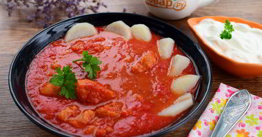 Рецепт Томатной похлебки с рыбой и картофелем