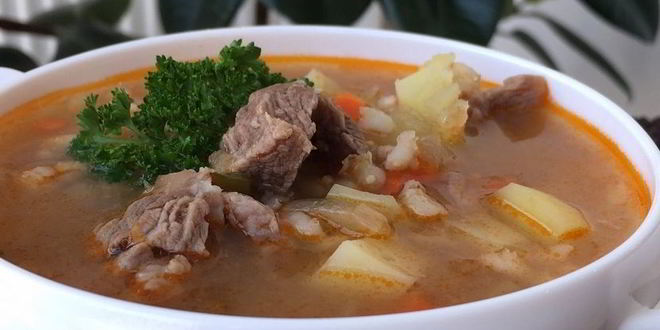 Рецепт Домашнего рассольника с перловой крупой