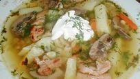 Рецепт Куриного рассольника с грибами