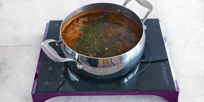 Рецепт рассольника из гусиных потрохов