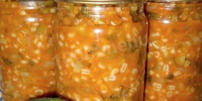 Рецепт Рассольника из свежих огурцов заготовка в банках