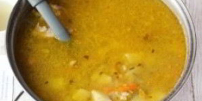 Рецепт рассольника из свинины