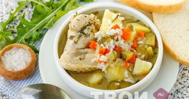 Рецепт Рассольника на курином бульоне