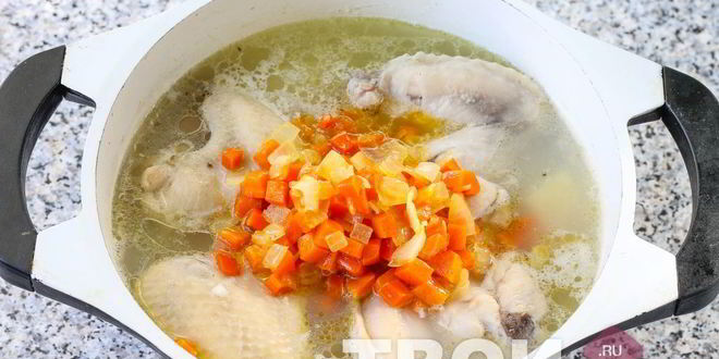 Рецепт рассольника на курином бульоне