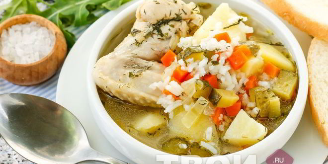Рецепт рассольника на курином бульоне