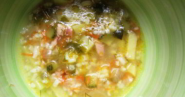 Рецепт Рассольника по-деревенски с курицей