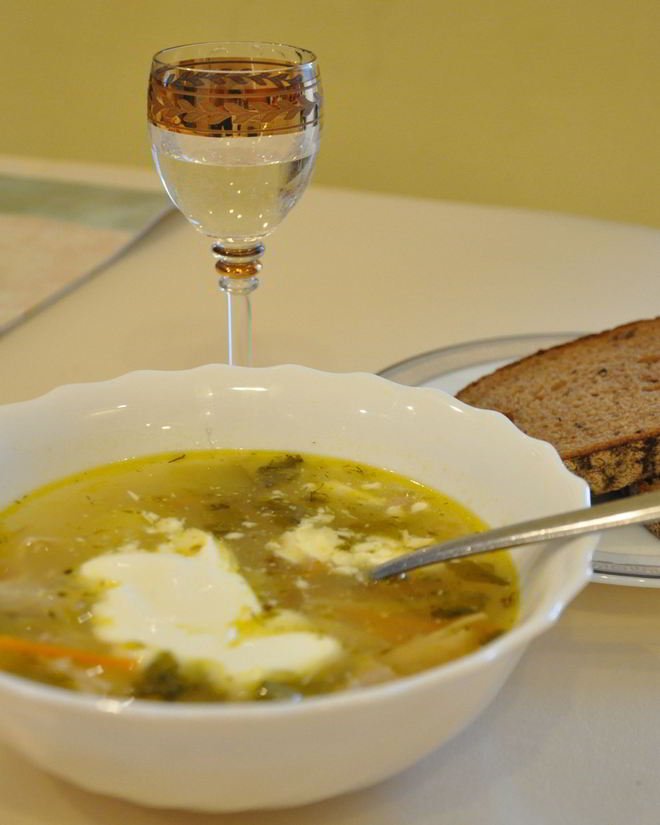 Рецепт рассольника по-деревенски с курицей