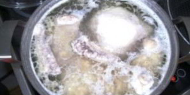 Рецепт рассольника с курицей и рисом