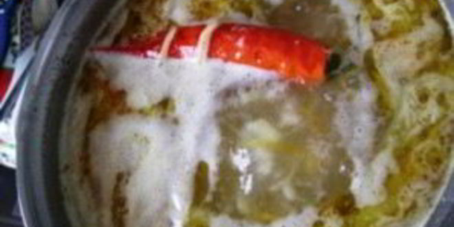 Рецепт рассольника с курицей и рисом