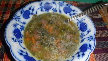 Рецепт Рассольника с перловкой и почками в мультиварке