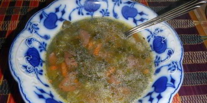 Рецепт Рассольника с перловкой и почками в мультиварке