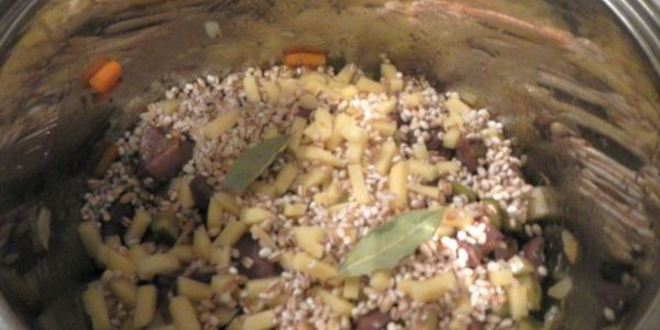 Рецепт рассольника с перловкой и почками в мультиварке