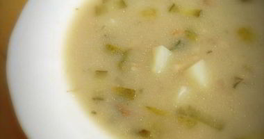 Рецепт Рассольника с перловкой в мультиварке