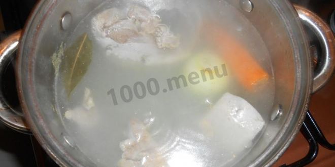 Рецепт рассольника с рисом и языком