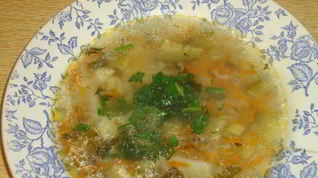 Рецепт Рассольника с рисом вегетарианский