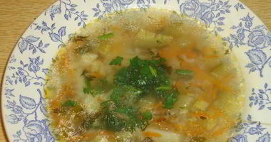 Рецепт Рассольника с рисом вегетарианский