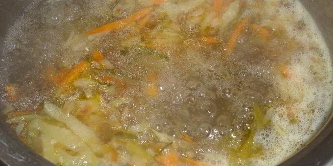 Рецепт рассольника с тунцом