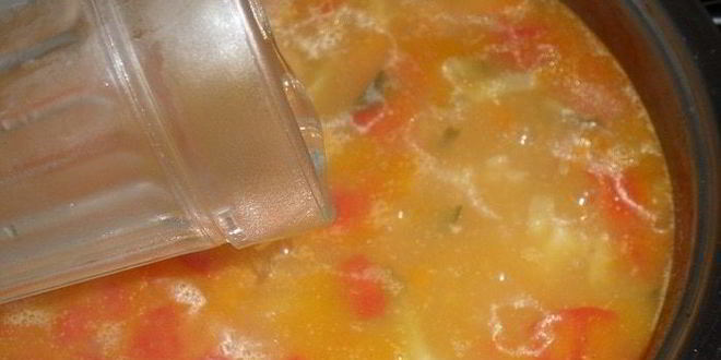 Рецепт рассольника с тунцом