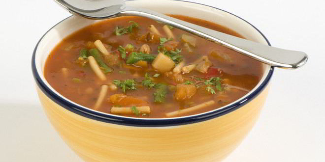 Рецепт Рассольника со свежими и солеными огурчиками