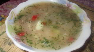 Рецепт Рассольника со свининой