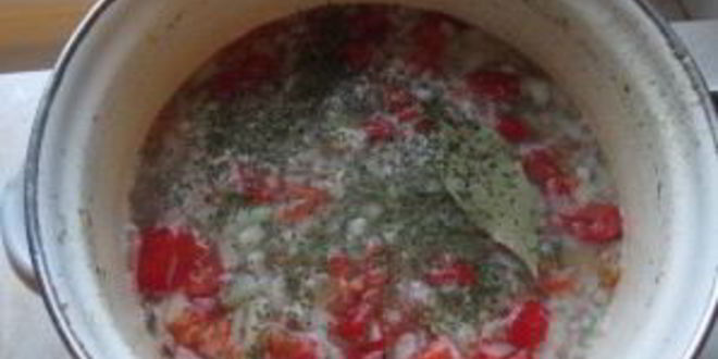 Рецепт рассольника со свининой