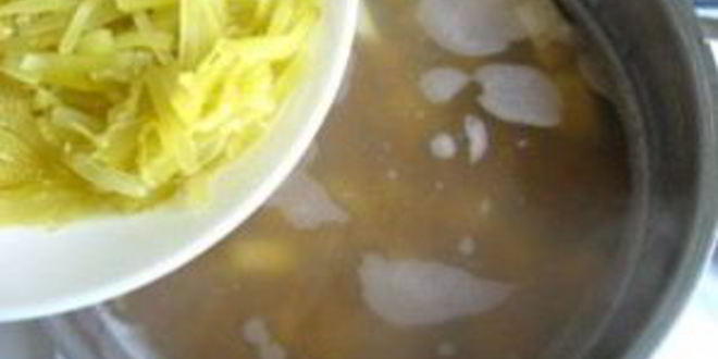 Рецепт вегетарианского рассольника с перловкой