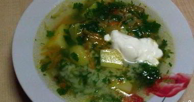 Рецепт Вегетарианского рассольника с рисом