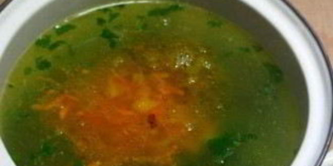 Рецепт вегетарианского рассольника с рисом