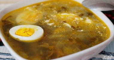 Рецепт Щавелевого супа в мультиварке