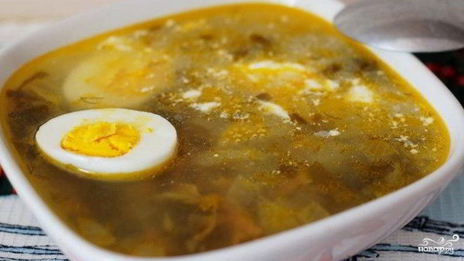 Рецепт щавелевого супа в мультиварке