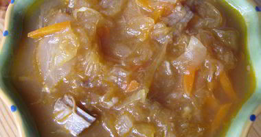 Рецепт Казахских щей из кислой капусты