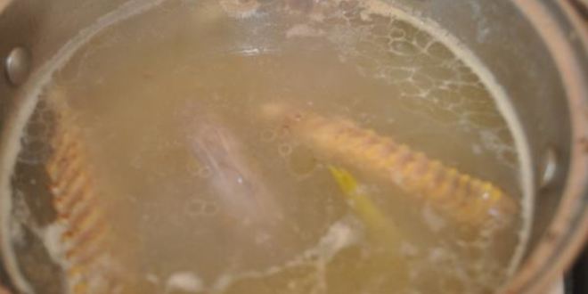 Рецепт кислых щей с утиными потрошками и черносливом