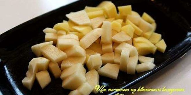 Рецепт постных щей из квашеной капусты